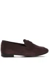 Bougeotte Logo-plaque Loafers In Brown