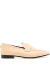 Bougeotte Penny-slot Leather Loafers In Brown