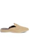Bougeotte Penny-slot Mules In Neutrals