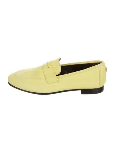 Pre-owned Bougeotte Suede Loafers In Yellow
