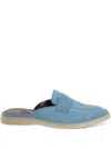 Bougeotte Suede Mules In Blue