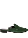 Bougeotte Suede Mules In Green