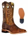 Boulet Boots Men's Shrunken Bomber Boot In Brownd Oiled In Multi