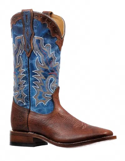 Boulet Boots Men's Whisky Bisote Boot In Brown Blue