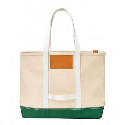 Boulevard Women's Finn Canvas Tote Bag In Hunter In Green