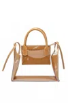 Bounboun Glass Tote In Natural In White