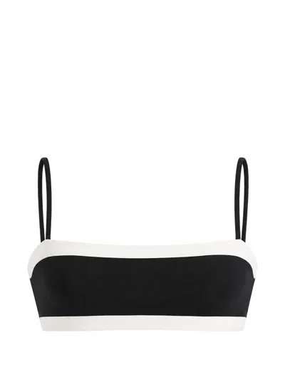 Bound Fosca Reversible Bikini Top In Black
