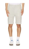 Bound Gingham Shorts In Blue