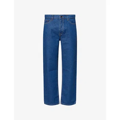 Bound Mens  Union Straight-leg Denim Jeans In Blue