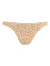 Bound Ring Scene Bikini Bottoms In Nude