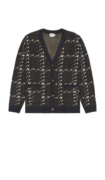 Bound Ronnie Mohair Cardigan In 藏青色