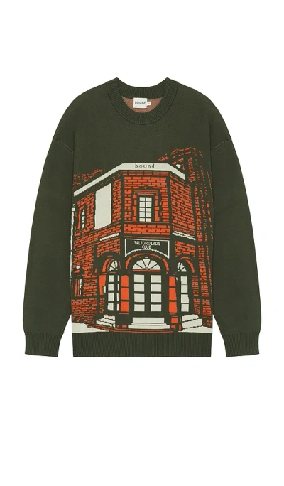 Bound Salford Lads Club Knit Sweater In 仿旧