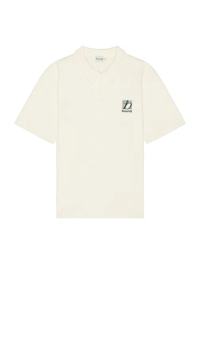 Bound Textured Polo In 淡褐色