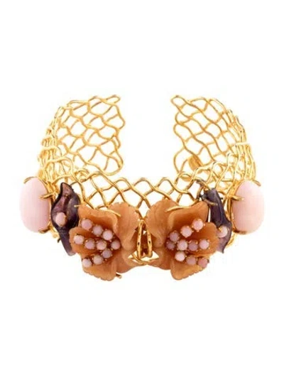 Pre-owned Bounkit Cuff Bracelet, 7" In Multicolor