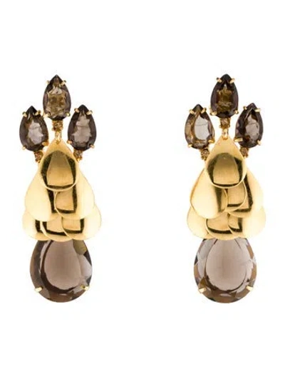Pre-owned Bounkit Drop Earrings In Multicolor