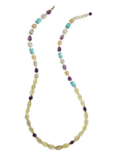 Bounkit Jewelry Anita Beaded Necklace In Multi
