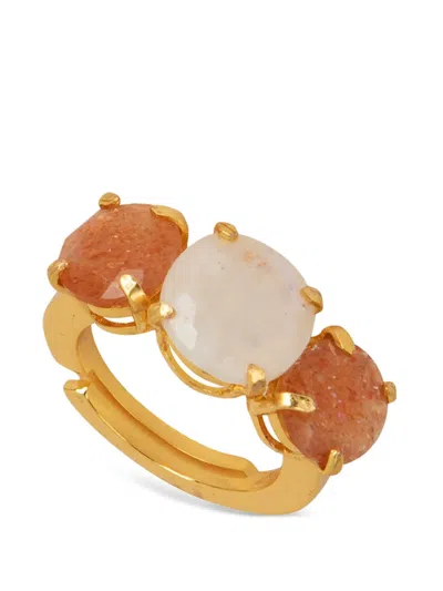 Bounkit Jewelry Anne Sunstone Ring In Gold