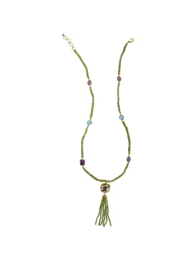 Bounkit Jewelry Dominique Tassel-drop Necklaces