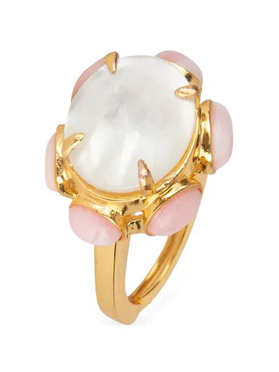 Bounkit Jewelry Harriet Pink Opal Ring