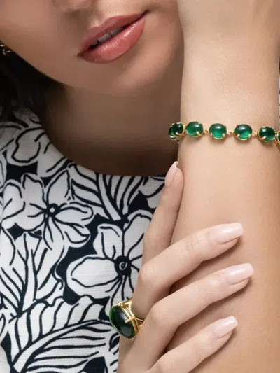 Bounkit Jewelry Isabella Quartz Onyx Bracelet