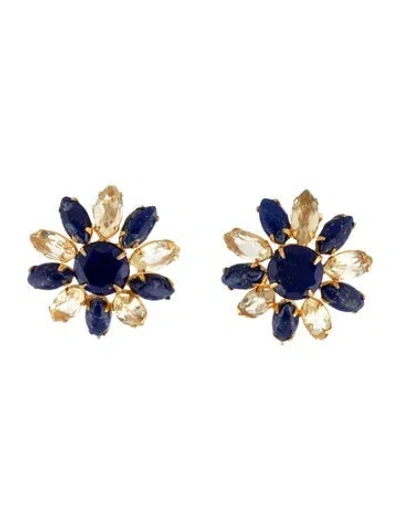 Pre-owned Bounkit Stud Earrings In Multicolor