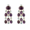 Bounkit Women's Blue / Pink / Purple Marysol Earrings Multicolor Pierced