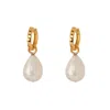 Bounkit Women's Gold / White Perla Huggies Gold