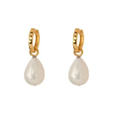 Bounkit Women's Gold / White Perla Huggies Gold