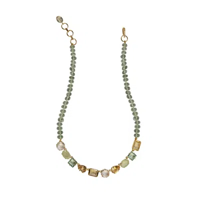 Bounkit Women's Green Sylva Necklace In Multi