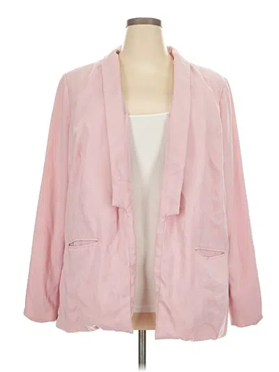 Pre-owned Boutique Blazer Jacket In Pink