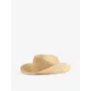 Boutique Bonita Womens  Luxe Raffia Cowboy Hat In Neutral