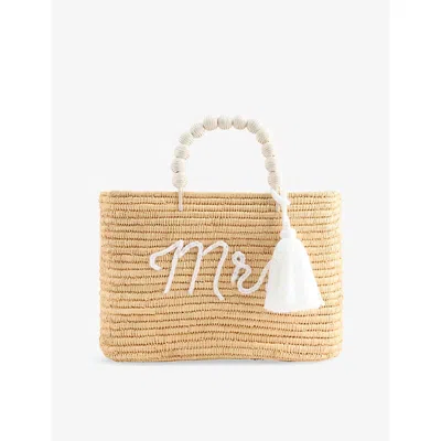 Boutique Bonita Womens  Mrs Raffia Basket Bag