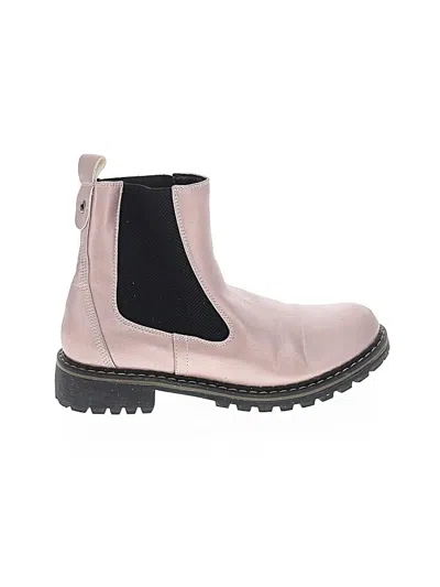 Pre-owned Boutique By Corkys Ankle Boots In Pink