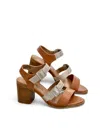 Boutique By Corkys Banter Block Heel Sandal In Cognac In Green