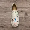 Boutique By Corkys Pine Tar Rainbow Cowhide Sneakers In White In White