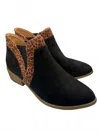 Boutique By Corkys Women Crisp Boot In Black/leopard In Multi
