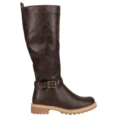 Boutique By Corkys Women's Giddy-up Knee High Boots In Chocolate Distressed In Brown