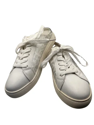 Boutique By Corkys Women Spiked Sneakers In White Leopard In Multi
