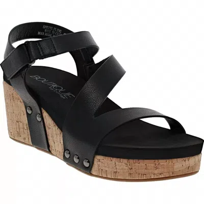 Boutique By Corkys Women Spring Fling Sandal In Black
