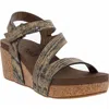 Boutique By Corkys Women Spring Fling Sandal In Grey In Multi