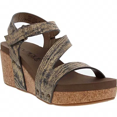Boutique By Corkys Women Spring Fling Sandal In Grey In Multi