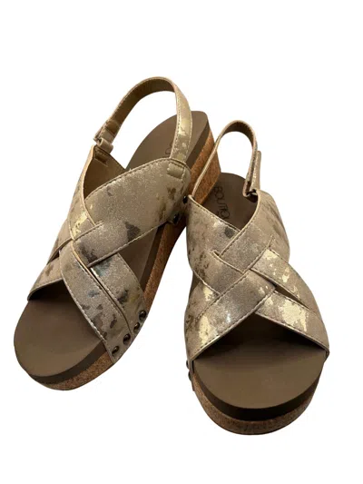 Boutique By Corkys Women Wow Sandal In Taupe In Gray