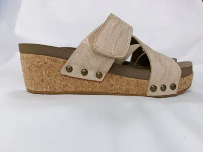 Boutique By Corkys Women's Zipadee Wedge Sandals In Gold Metallic In Multi