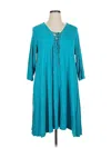 Boutique Casual Dress In Blue