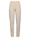 Boutique De La Femme Woman Pants Beige Size 14 Polyester, Elastane