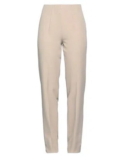 Boutique De La Femme Woman Pants Beige Size 14 Polyester, Elastane
