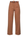 Boutique De La Femme Woman Pants Camel Size S Viscose, Polyester, Elastane In Beige