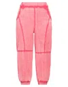 Boutique De La Femme Cropped Pants In Red