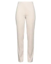 Boutique De La Femme Woman Pants Beige Size 16 Polyester, Elastane