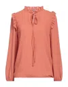 Boutique De La Femme Blouses In Pink